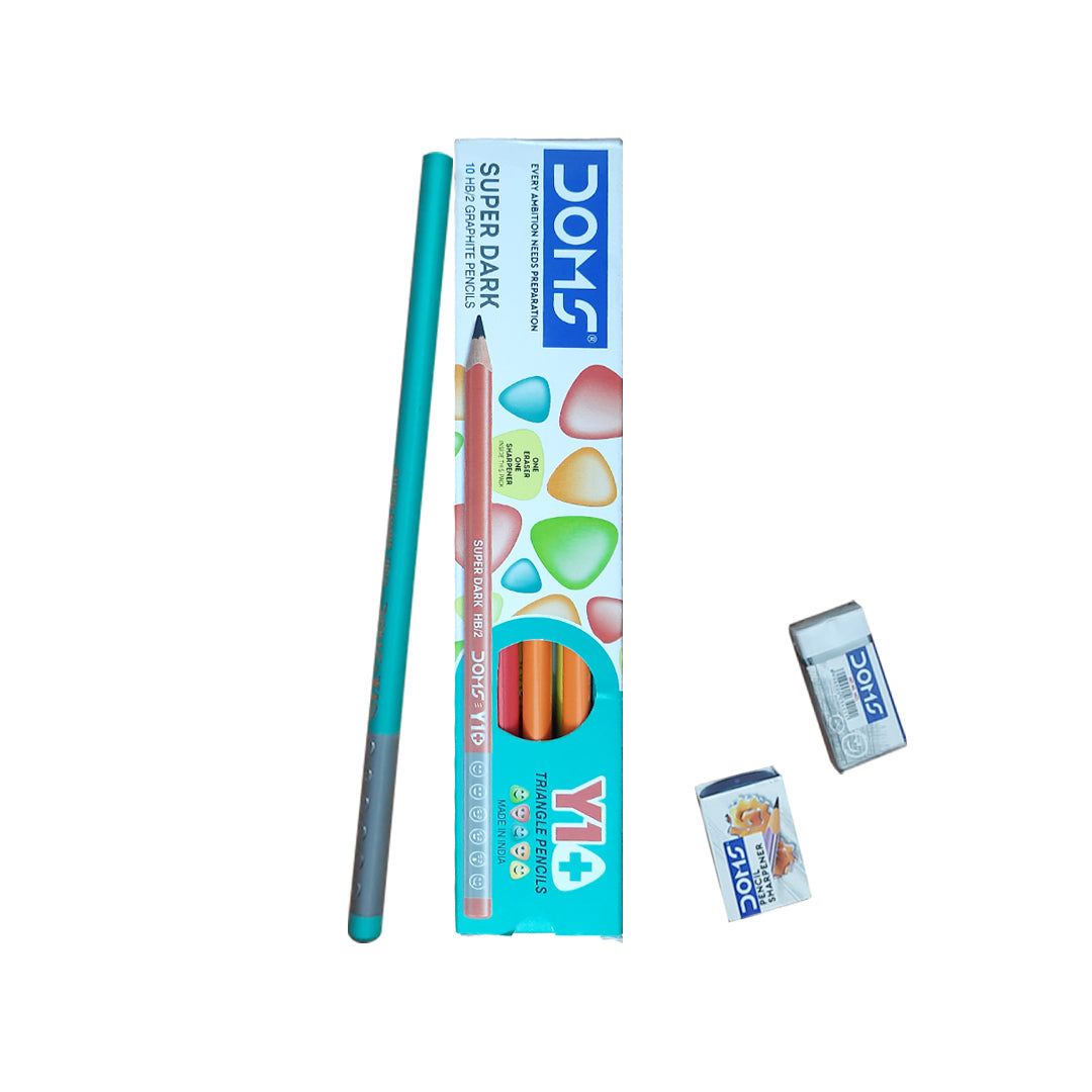 DOMS Y1 GRAPHITE PENCIL 10 PCS PACK