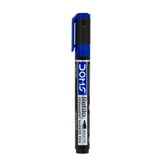DOMS CD-DVD OHP MARKER PEN BLUE 1 PCS front view