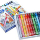 DOMS LONG WAX  CRAYONS 12 SHADES