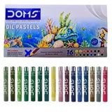DOMS OIL PASTEL 16 SHADES