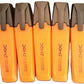 DOMS NEON HIGHLIGHTER PEN 5 SHADES ORANGE (PLASTIC CASE)