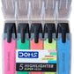 DOMS NEON HIGHLIGHTER ASSO PAC OF 5(120)