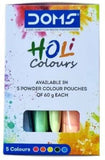 DOMS HOLI COLOURS 5 SHADES 300 GM