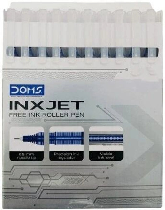 DOMS Inxjet Roller Pens (10 Pc Pack)