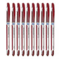 DOMS INXON BALL PEN RED 10 PCS
