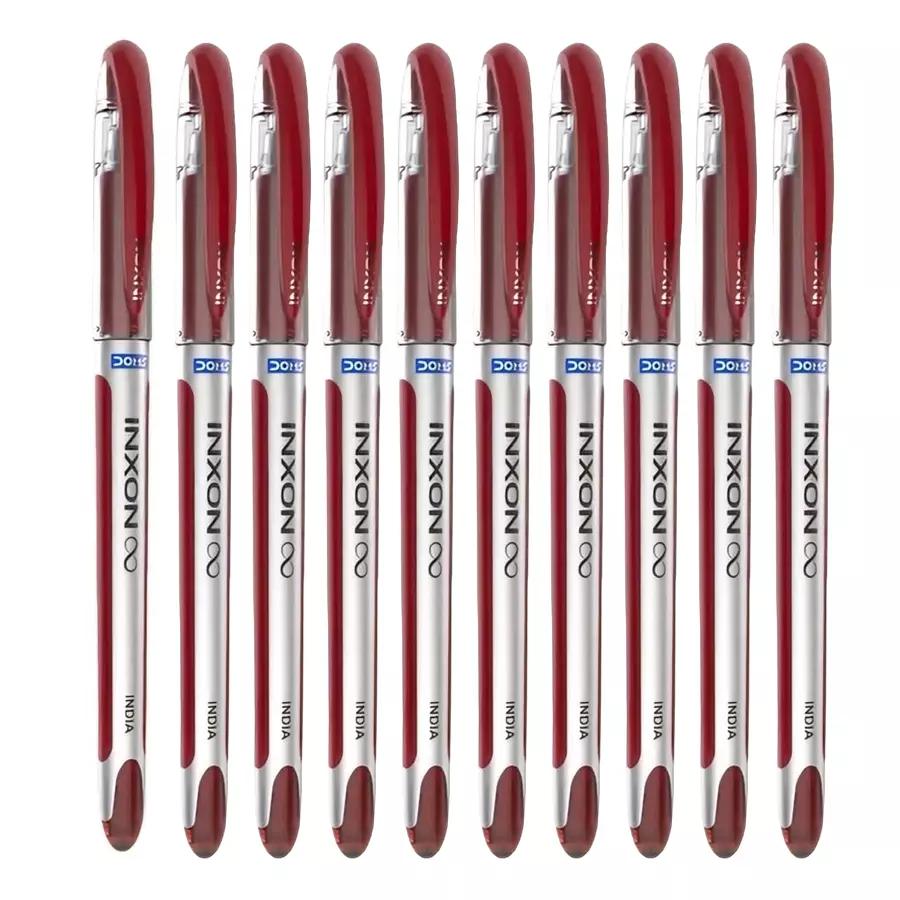 DOMS INXON HDX BALL PEN RED 10 PCS