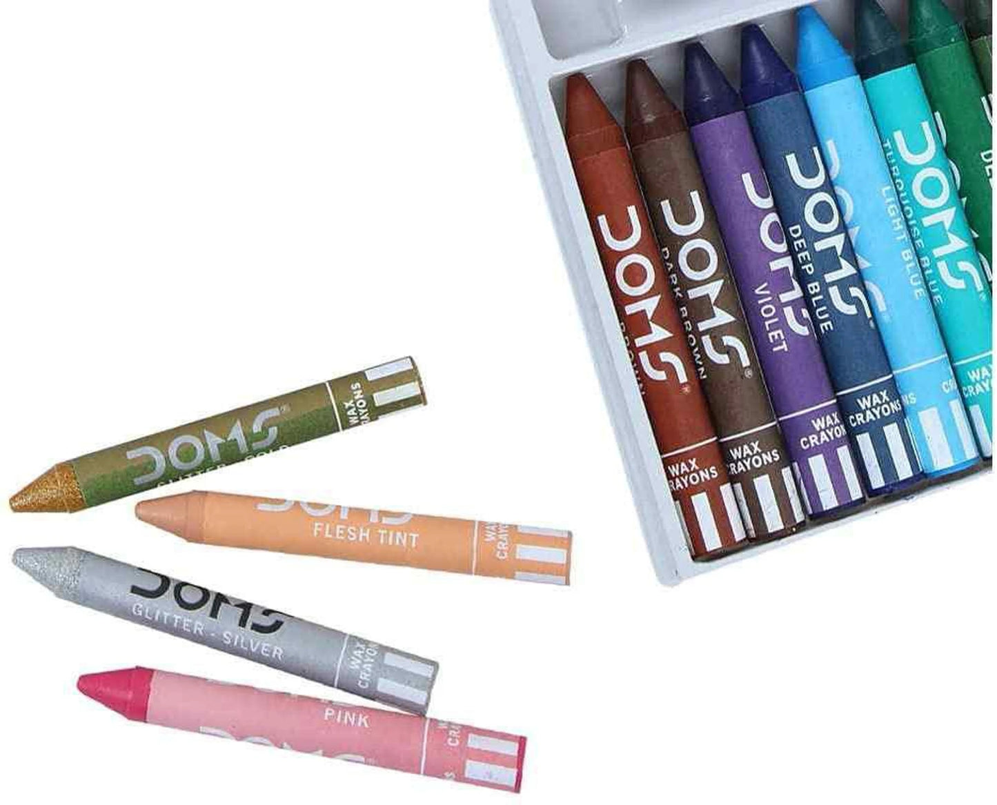 DOMS JUMBO WAX CRAYONS 24 SHADES