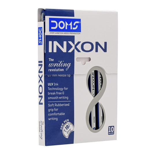DOMS INXON HDX BALL PEN BLUE 10 PCS