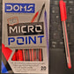 DOMS MICRO POINT PEN RED 20 PCS BOX