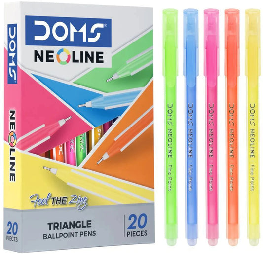 DOMS NEOLINE PEN BLUE 20 PCS DISPLAY
