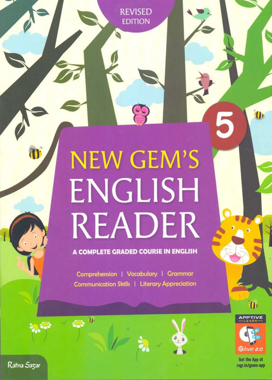 RATNA SAGAR NEW GEM'S ENGLISH READER CLASS 5