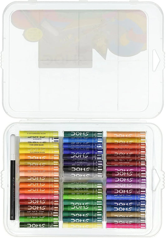 DOMS OIL PASTEL 50 SHADES PLASTIC PACK