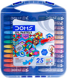 DOMS OIL PASTEL 25 SHADES (HEXAGONAL)