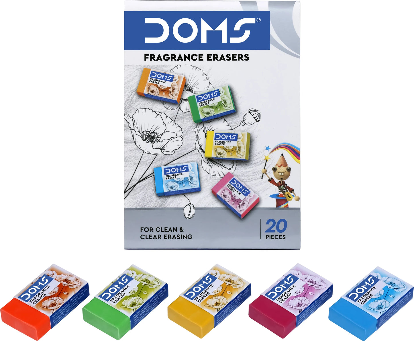 DOMS FRAGRANCE ERASERS