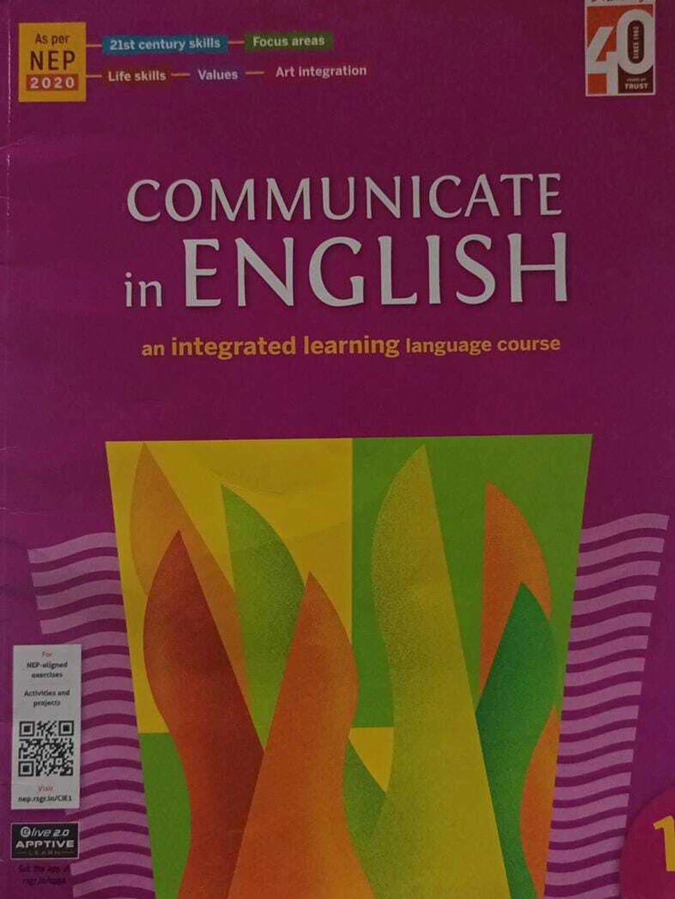 RATNA SAGAR – NEW COMMUNICATE IN ENGLISH  CLASS 1