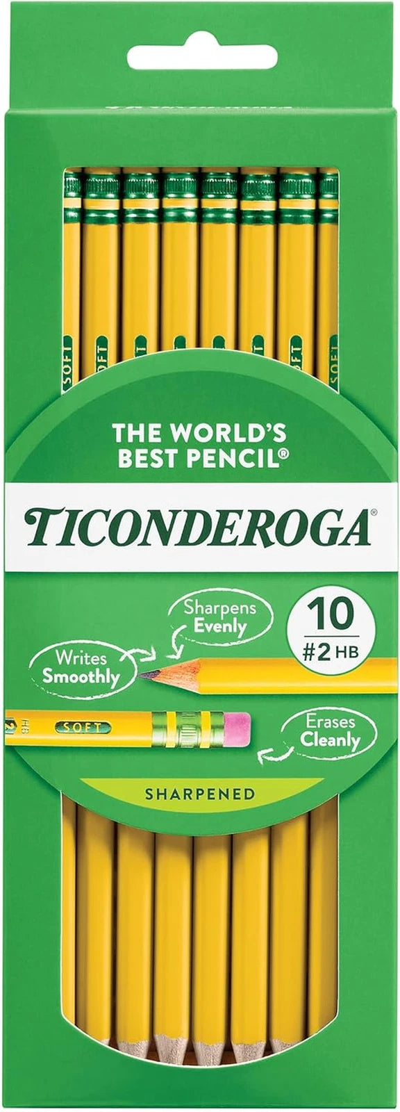 DIXON TICONDEROGA PENCIL 10 PCS TIN PACK
