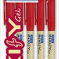 DOMS INXIFY GEL PEN RED 5 PCS POUCH- FOIL